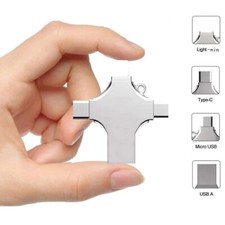 USB OTG 512G/256GB Flash Drive Stick 4 IN 1 Type C for i Phone Android iPad Lot picture