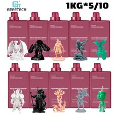 5/10KG GEEETECH LCD/DLP 3D Printer Water Washable Resin 405nm UV-Fast-Curing US picture