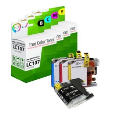 4Pk TCT LC107 LC105 HY For Brother MFC-J4510DW J4610DW J4410DW Compatible Ink picture
