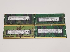 Lot of 4 Mixed Brand 16GB 3200AA DDR4-3200 PC4-25600 SODIMM Laptop Memory RAM picture