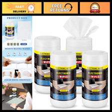 480 Count Electronic Screen Cleaning Wipes - 8 Pack, Anti-Static, Streak-Free picture