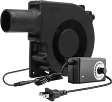 120Mm X 32Mm 12V Dual Ball Air Blower Fan with 110V - 240V AC Plug Variable picture