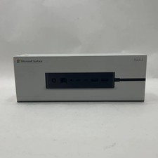 New Microsoft Dock 2 199W USB-C Laptop Docking Station Black picture