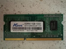 Ddriii 1GB 1333 RAM SSY3128M8-EDJEF picture