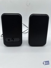 Insignia Computer Speakers 2.0 Channel Wired 3.5mm USB Black 4.5W NS-CSG2B6 picture