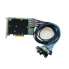 LSI 9300-16I 12Gbps HBA IT Mode ZFS FreeNAS unRAID + 4*SFF-8643 4*SATA Cable US picture