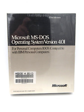 Microsoft MS-DOS 4.01 Operating System Version 5.25 Disks (SEALED) picture