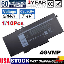 Lot 10 4GVMP Battery 68Wh For Dell Latitude 5400 5500 Precision 3540 9JRYT C5GV2 picture