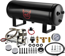 1.5 Gallon Air Compressor and Tank Kit 6 Ports 1/4