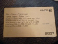 Genuine Xerox 006R01046 Black Toner Cartridge 006R1046, 6R01046, 6R1046 picture