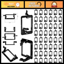 50 Pack Low Voltage Wall Plate Bracket, 1 Gang Drywall Mount for Cables & Wires picture