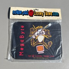 Vintage 1996 Looney Tunes Taz MegaByte Mouse Pad Warner Bros Studio Store NIP picture
