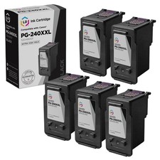 LD Replacement for Canon PG-240XXL / 5204B001 5PK Extra HY BLK Cartridges picture