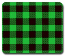 Green Buffalo Plaid Pattern ~ Mouse Pad / PC Mousepad ~ Gift Lumberjack Hunter picture