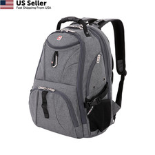 SWISSGEAR 1900 ScanSmart Laptop Backpack, Fits Most 18.5-Inch, Heather Grey picture