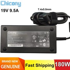 MSI A12-180P1A A180A010L 911s 911m Charger AC DC Adapter 19V 9.5A 180W -Original picture