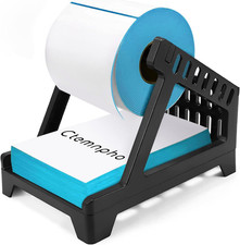 Ctemnpho Large Label Holder for Rolls and Fan-Fold Labels, Basket, Stand Desktop picture