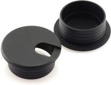 2Pcs 1-1/2 Inch Desk Wire Cord Cable Grommets Hole Cover Office PC picture