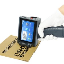 12.7MM Handheld TIJ Printer 600DPI for Variable Data QR Barcode Logo picture