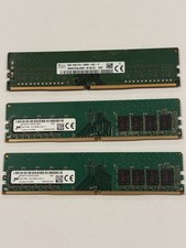 Lot of 3x 8GB PC4-2666 DDR4 Desktop RAM Sk Hynix Micron picture