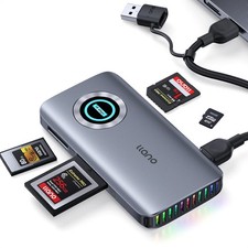 llano CFexpress USB 3.2 10Gbps 4-in-1 UHS-II SD and Micro SD/TF 4.0 Card Reader picture