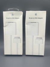 Apple 30-Pin to VGA Adapter iPad 2/iPhone 4/iPod Touch OEM MC552ZM/B Lot of 2 picture