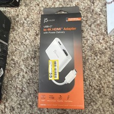 Lot of 2 j5create USB-C to 4K HDMI Adapter with Power Delivery -Sealed Box NEW picture