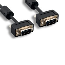 6 Feet Slim SVGA Video Cable 32AWG 15Pin Male to Male HDTV PC Monitor Projector picture