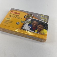 Kodak Premium Photo Paper 4x6 High Gloss 100 Sheets New Instant Dry Vivid Color picture