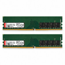 Kingston 32GB Kit 2x16GB DDR4-2666 PC4-21300 UDIMM KVR26N19S8/16 MemTest86 PASS picture