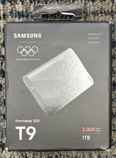 New Samsung T9 1TB External Portable SSD MU-PG1T0B Black 2000MB/s picture