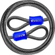 VIVBOO 8FT Heavy-Duty Security Cable Lock Steel Bike Lock for Outside picture