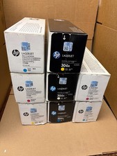 ​​Genuine HP 304A 8 Pack Toner Set Cyan Yellow Magenta CC531AC-CC533AC New picture