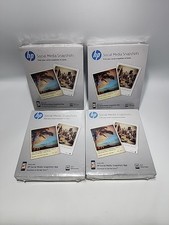 4 New HP Social Media Snapshots STICKY BACK Photo Paper (4