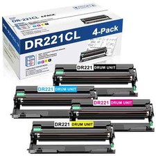 4 Pack DR-221CL Drum Unit Compatible With Brother DR-221 HL-3170CDW MFC-9340CDW picture