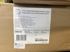 NEW 2pck Genuine HP CH023A Everyday Matte Polypropylene 36