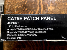 0E-C5EPP48 I New ADI Pro W Box CAT 5E 48 Port IDC Terminal Block Patch Panel picture