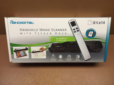 Pandigital Handheld Wand Scanner w/ Feeder Dock Red, PANSCN10RD New Open Box picture
