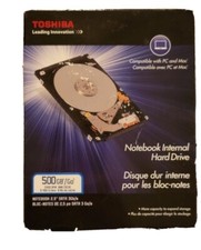 new, toshiba 500gb notebook internal hard drive, just opened to take picture picture