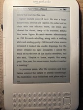 Amazon Kindle Keyboard 3rd Gen White eReader picture