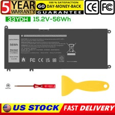 56WH 33YDH Laptop Battery For Dell Inspiron 17 7000 7778 7779 7786 7773 15 7577 picture