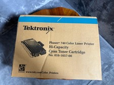 TEKTRONIX PHASER 740 COLORSTIX HI CAPACITY CYAN TONER CARTRIDGE~016-1657-00 picture
