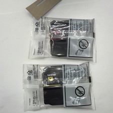 2 Pack Genuine Brother LC-101 CL Color Ink Cartridges Magenta - Yellow 3/27 picture