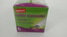 (New) Staples Cable Concealer White 8 ft. #623569 picture