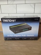TRENDNET 8 Port Gigabit PoE+Switch TPE-TG80g Brand New Sealed picture