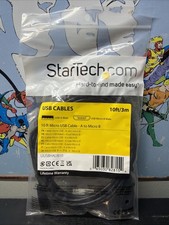 StarTech UUSBHAUB10 10 ft Micro USB Charge Sync Cable A to Micro B Android picture