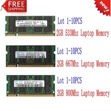 Samsung 16GB 8GB 4GB 2GB DDR2 800MHz 667MHz 533MHz Laptop Memory SDRAM LOT AB picture