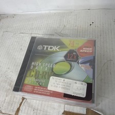 Lot Of 5 TDK High-Speed CD-RW 650MB 74Min Rewritable Data Discs 4-12x New Sealed picture