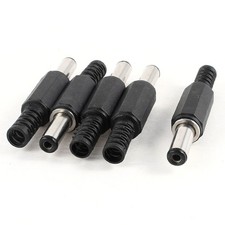 5 Pcs Replaceable 2.1mm x 5.5mm x 14mm DC Power Connector picture