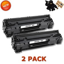 2PK CB436A Laser Toner Cartridge for HP 36A LaserJet Pro P1505 P1505n M1522nf picture